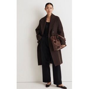 Madewell Brown Wool Coat
